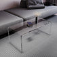 Clear Acrylic Coffee Table - Unique and Stylish Piece for Living Room -Sleek, Modern Design -Perfect for Small Spaces -Enhance Living Room with Its Minimalistic Design -A Space-saving Addition
