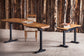 Volute-Büroschreibtisch aus massivem Holz – ideal für Ihren Heimarbeitsplatz oder Ihr Büro 