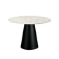 Woven Dining Table - Marble & Wood