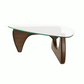 Modern Coffee Table - Scandinavian Coffee Table -Living Room Wood Coffee Table - Coffee Table Glass - Noguchi - Handmade Coffee Table