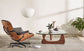 Modern Coffee Table - Scandinavian Coffee Table -Living Room Wood Coffee Table - Coffee Table Glass - Noguchi - Handmade Coffee Table