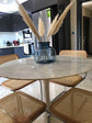 Tulpenweißer Tisch 100 cm